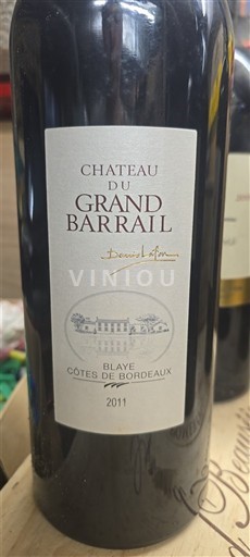 Bordeaux Blaye-côtes-de-bordeaux Château Grand Barrail 2011