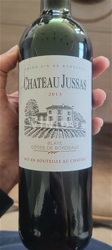 Bordeaux Blaye-Côtes-de-Bordeaux Château Jussas 2013