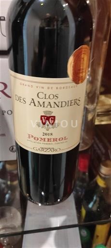 Bordeaux Pomerol Clos des Amandiers 2018