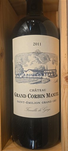 Bordeaux Saint-Émilion Grand Cru Château Grand Corbin Manuel 2011