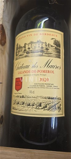 Bordeaux Lalande-de-Pomerol Château Des Maures 2020