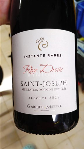 Thung lũng Rhône Saint-Joseph Gabriel Meffre Instants Rares Rive Droite 2022