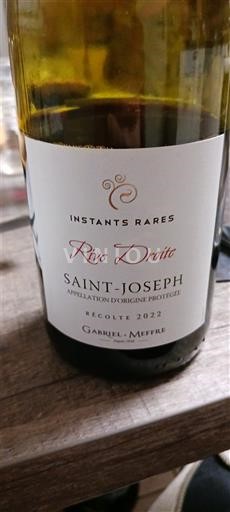 Rhône Valley Saint-Joseph Gabriel Meffre Instants Rares Rive Droite 2022