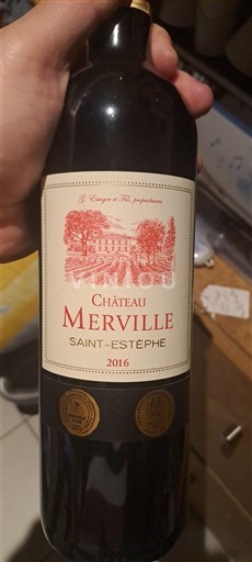 Bordeaux Saint-Estèphe Château Merville 2016