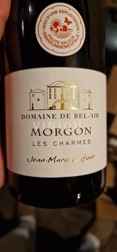 Beaujolais Morgon Domaine Bel-Air Les Charmes Non-Vintage