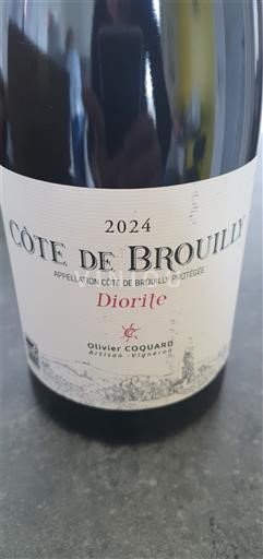 Beaujolais Côte-de-brouilly Olivier Coquard Diorite 2024
