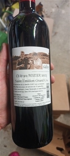 Bordeaux Saint-Émilion Grand Cru Grand Cru Château Rozier 2023
