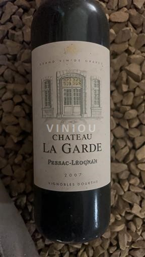Bordeaux Pessac-Léognan Château La Garde 2007