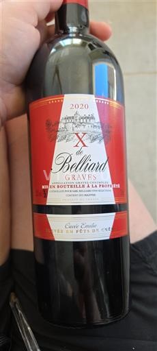 Bordeaux Graves X de Belliard Élisée 2020