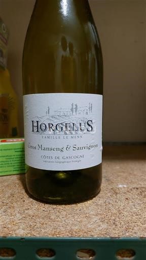 Sudoeste Côtes de Gascogne Horgelus Gros Manseng & Sauvignon Sin añada