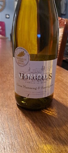 Südwestfrankreich Côtes de Gascogne Horgelus Gros Manseng & Sauvignon Ohne Jahrgang