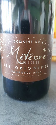 Languedoc Faugères Domaine Météore Les Orionides 2013