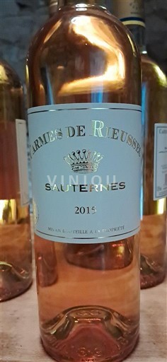 Bordeaux Sauternes Château Rieussec Les Carmes de Rieussec 2015