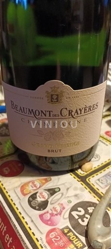 Šampanja Šampanjec Beaumont des Crayères Grande Réserve Neleten.