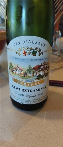 Alsace Domaine Barthel 2013