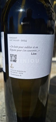Valais Fendant Chai du Baron 2024