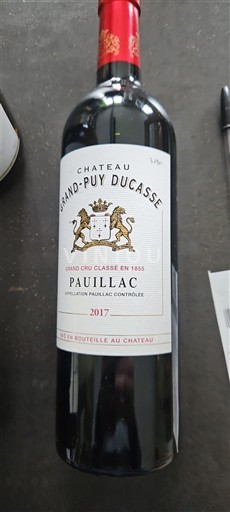 Bordeaux Pauillac Grand Cru Château Grand-Puy Ducasse 2017
