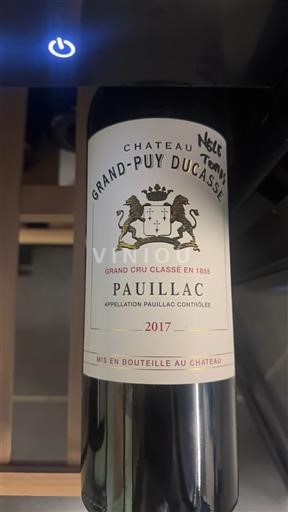 Bordeaux Pauillac Grand Cru Château Grand-Puy Ducasse 2017