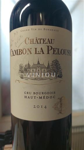 Bordéus Haut-Médoc Cru Bourgeois Château Cambon La Pelouse 2014