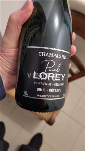 Champagne Paul Lorey Brut Réserve Ikke årgangsbestemt