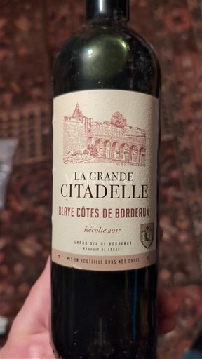 Bordeaux Blaye-Côtes-de-Bordeaux La Grande Citadelle 2017