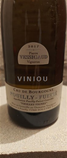 Bourgondië Pouilly-fuissé Domaine Pierre Vessigaud Vieilles Vignes 2017