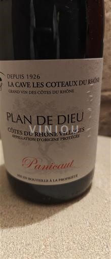Vallée du Rhône Côtes-du-rhône-villages La Cave Les Coteaux du Rhône Plan de Dieu 2021