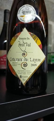 Loire-dalen Coteaux-du-layon Domaine Petit Val 2009