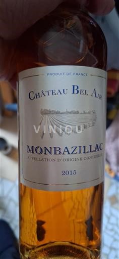 Sudoeste Monbazillac Château Bel Air 2015