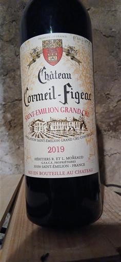 Бордо Сент-Емільйон Гран Крю Grand Cru Château Cormeil-Figeac 2019