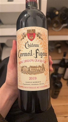 Burdeos Saint-Émilion Gran Cru Grand Cru Château Cormeil-Figeac 2019