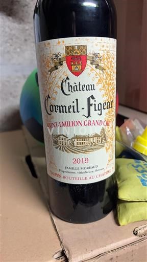 Bordoja Saint-Émilion Grand Cru Grand Cru Château Cormeil-Figeac 2019