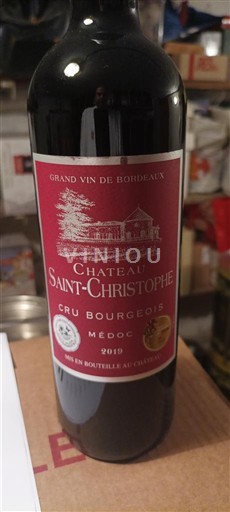 Bordeaux Médoc Cru Bourgeois Château Saint-Christophe 2019