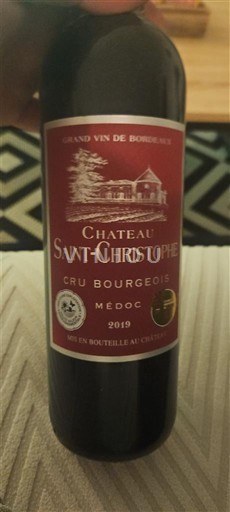 Bordeaux Médoc Cru Bourgeois Château Saint-Christophe 2019