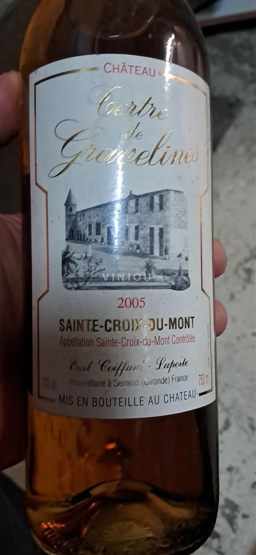 Burdeos Sainte-Croix-Du-Mont Château Cuvée de Gravelines 2005