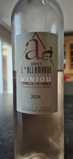 Provence Côtes-de-Provence Domaine L'Allamande 2024