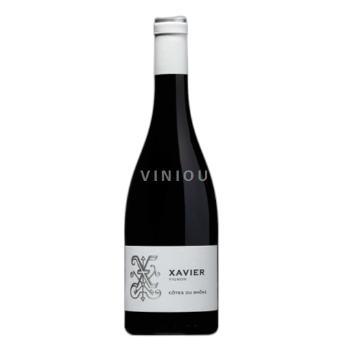 Vin Rouge sec Xavier Xavier Vignon 2020 France Vallée du Rhône Côtes-du-rhône AOC