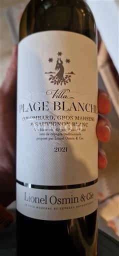 Tây Nam Côtes de Gascogne Lionel Osmin & Cie Villa Plage Blanche 2021