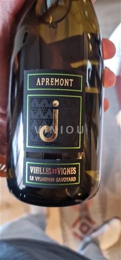 Savoie en Bugey Apremont Le Vigneron Savoyard Vieilles Vignes Niet-geïntegreerd