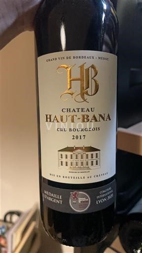 Bordo Медок Cru Bourgeois Château Haut-Bana 2017