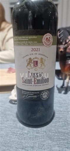 Bordeaux Lussac-saint-émilion Lussac Saint-Émilion 2021