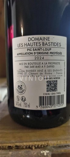 Languedoc Pic-Saint-Loup Domaine Les Hautes Bastides 2024