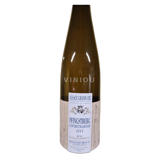Alsace Alsace Grand Cru François Braun Pfingstberg Gewurztraminer 2015