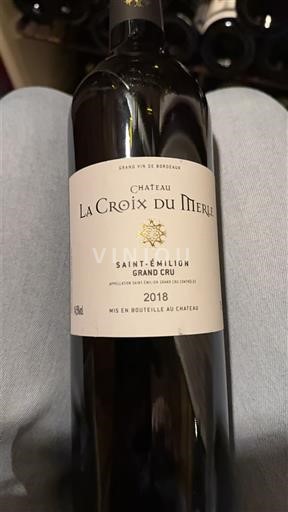 Bordeaux Saint-Émilion Grand Cru Grand Cru Château La Croix du Merle 2018