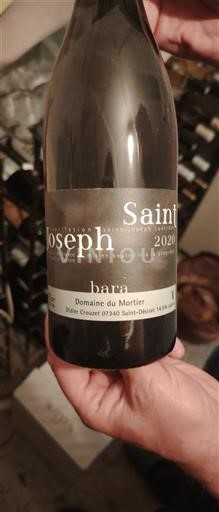 Rhône-dalen Saint-Joseph Domaine Mortier bara 2020