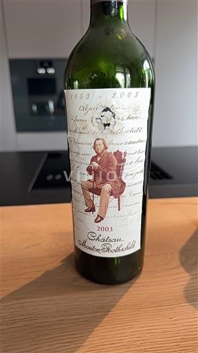 Bordéus Pauillac Grand Cru Château Mouton Rothschild 2003