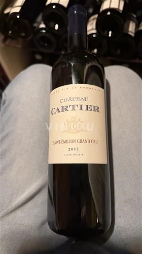 Bordeaux Saint-Émilion Grand Cru Grand Cru Château Cartier 2017