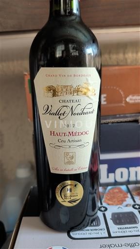 Bordéus Haut-Médoc Château Viallet Nouhant 2012