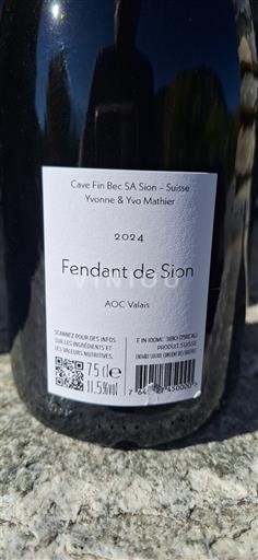 Valais Fendant Cave Fin Bec 2024