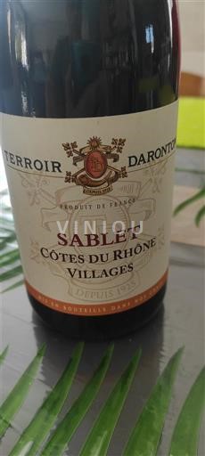 Rhônen laakso Rhône-laakso Terroir Daronton 2022